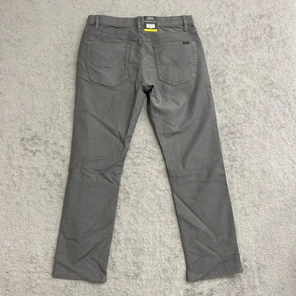 NEW Jachs New York Men's 32x29 Gray 5 Pocket Stretch Fabric Flex Waistband Pants